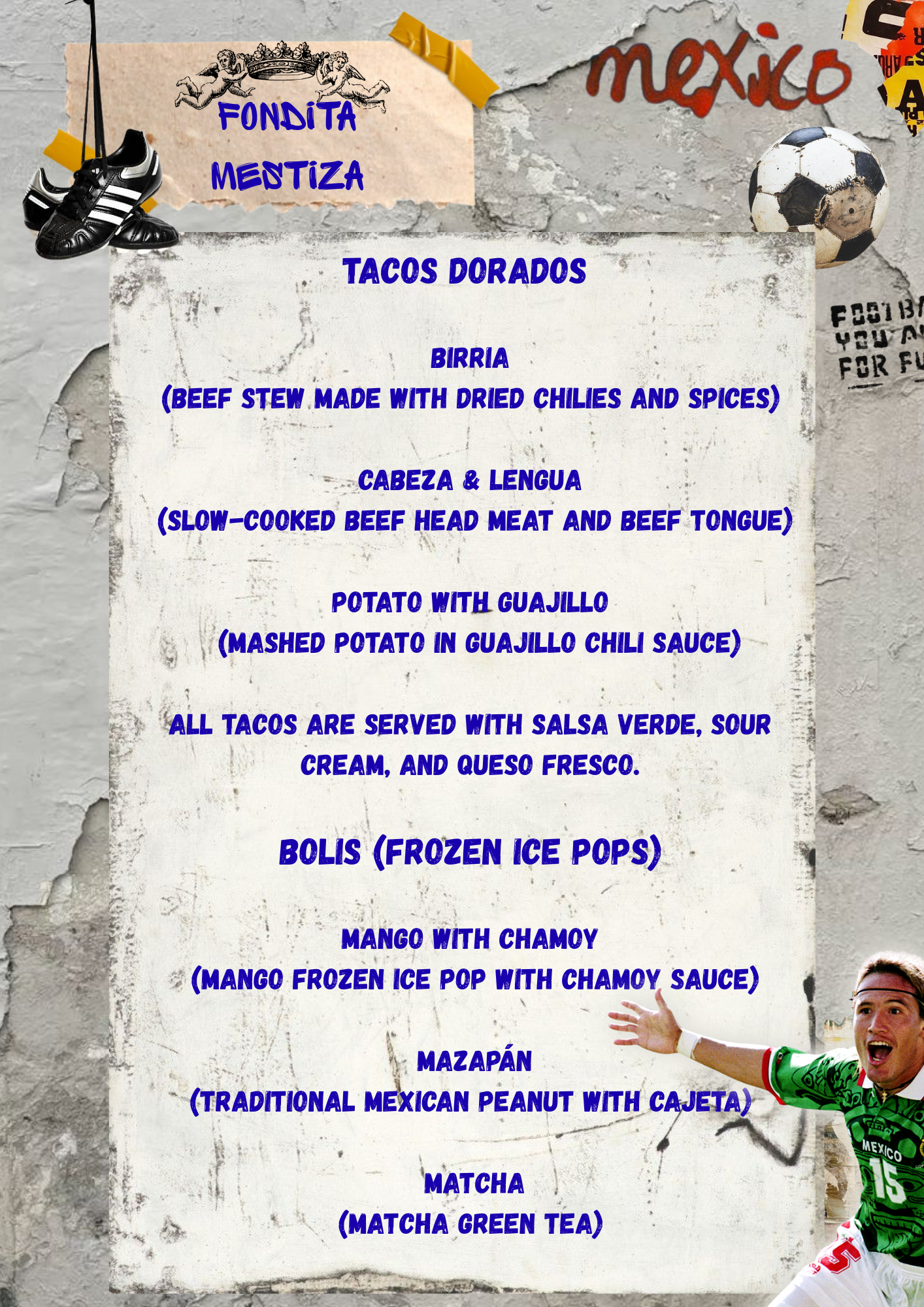Fondita Mestiza presents: The Football World Cup Experience 2026