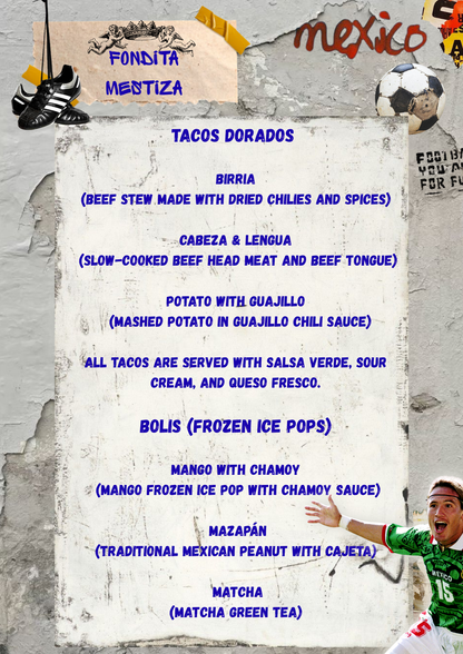 Fondita Mestiza presents: The Football World Cup Experience 2026