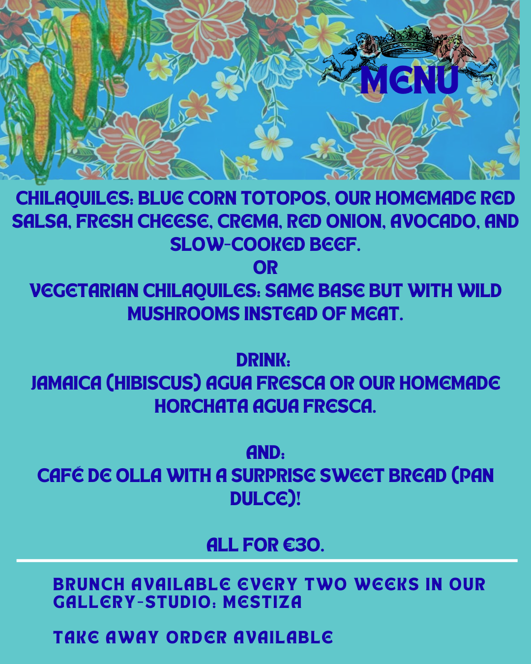 Saturday Brunch with Fondita Mestiza (25th April)