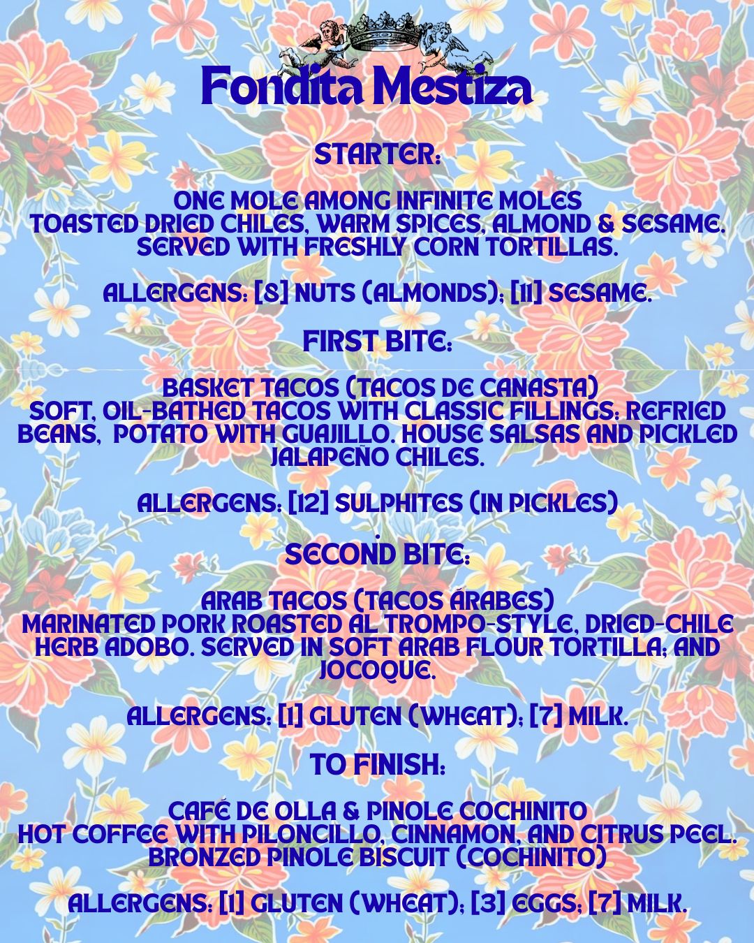 Fondita Mestiza Pop-up: This is not authentic mexican food