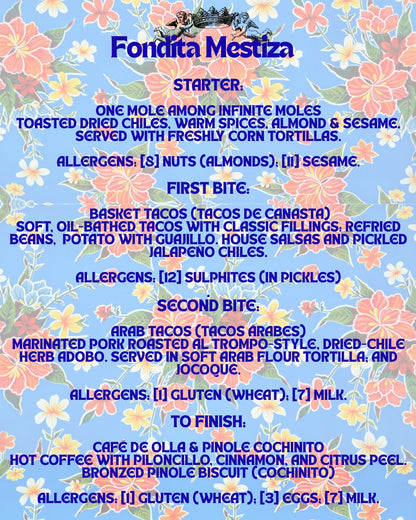 Fondita Mestiza Pop-up: This is not authentic mexican food